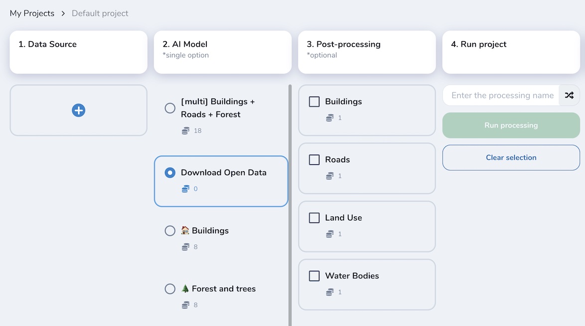 Example result of the Open Data pipeline