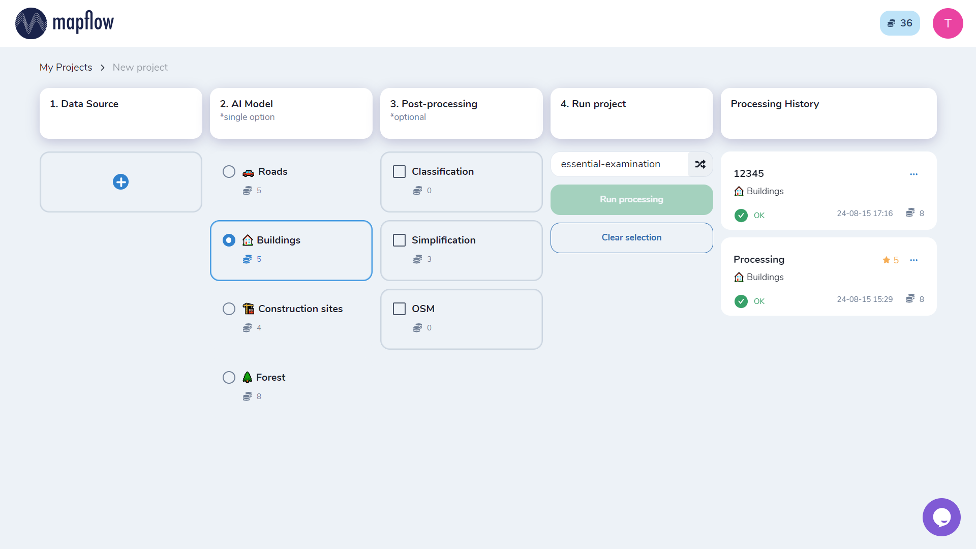 Mapflow - Get started — Mapflow documentation